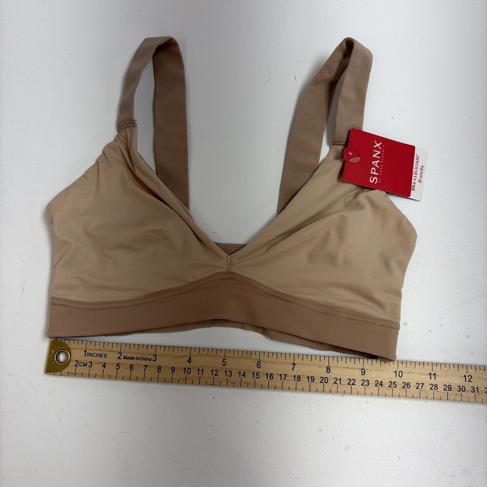 NWT Spanx Bra-llelujah! Beige Bralette Size S 30016R Classic Capsule Wardrobe - Picture 2 of 9